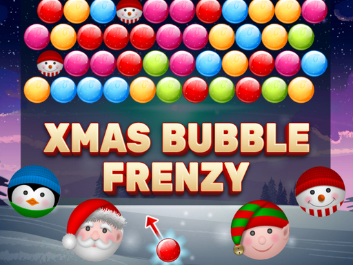 Xmas Bubble Frenzy gameplay
